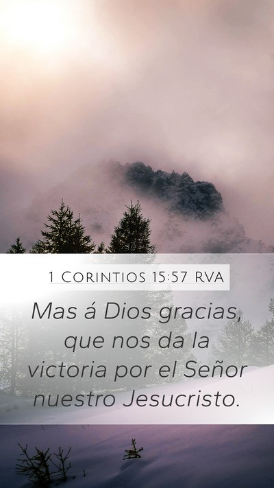 1 Corintios 15:57 RVA Bible Verse Image