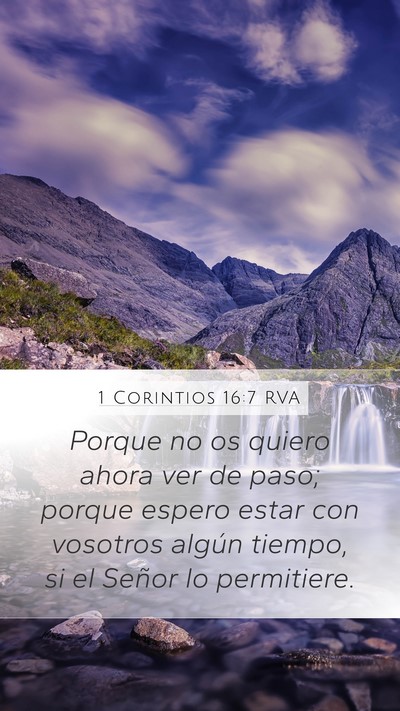 1 Corintios 16:7 RVA Bible Verse Image