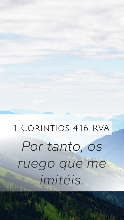 1 Corintios 4:16 RVA Bible Verse Image