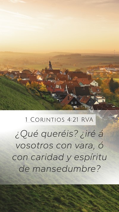 1 Corintios 4:21 RVA Bible Verse Image