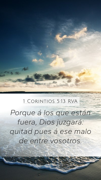 1 Corintios 5:13 RVA Bible Verse Image