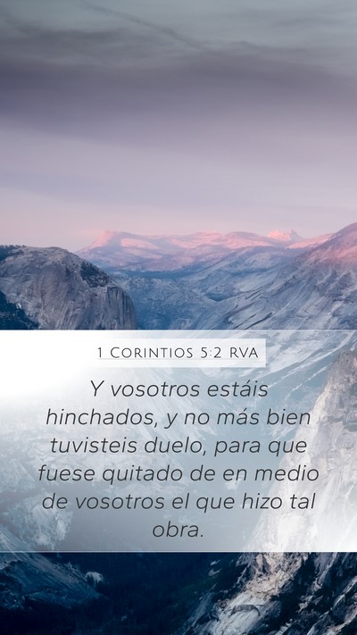 1 Corintios 5:2 RVA Bible Verse Image