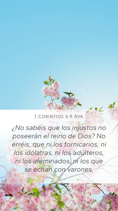 1 Corintios 6:9 RVA Bible Verse Image