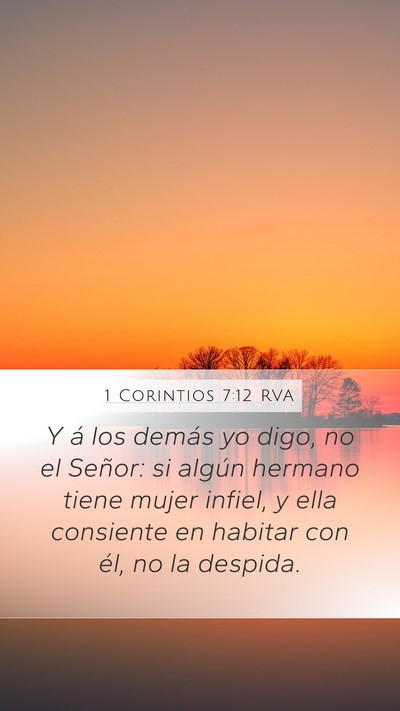 1 Corintios 7:12 RVA Bible Verse Image