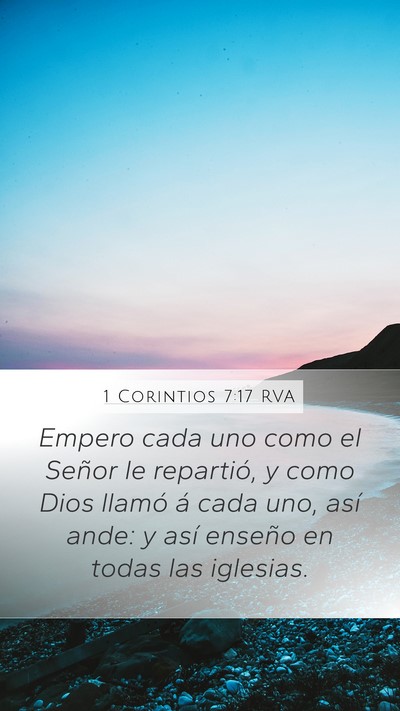 1 Corintios 7:17 RVA Bible Verse Image