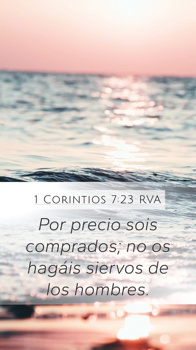 1 Corintios 7:23 RVA Bible Verse Image