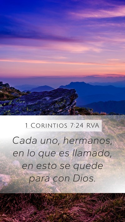 1 Corintios 7:24 RVA Bible Verse Image