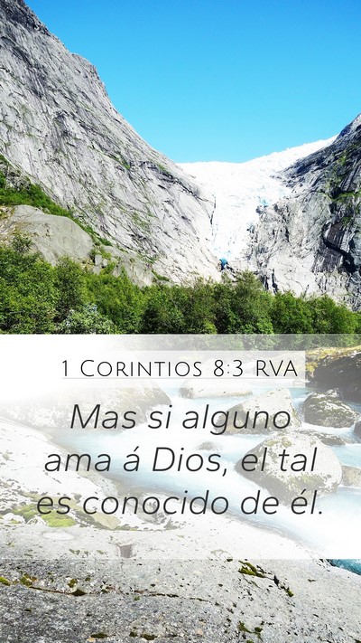 1 Corintios 8:3 RVA Bible Verse Image