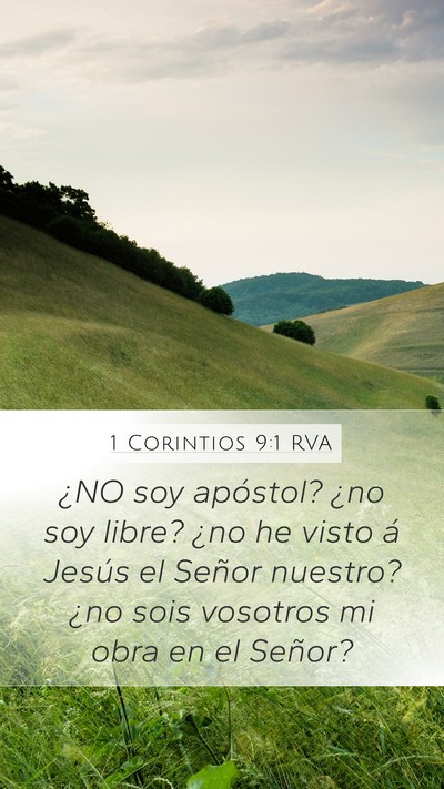 1 Corintios 9:1 RVA Bible Verse Image