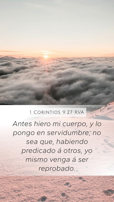 1 Corintios 9:27 RVA Bible Verse Image