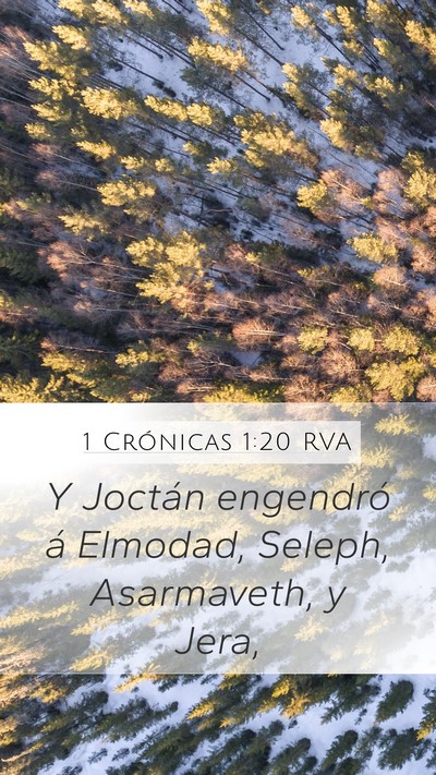 1 Crónicas 1:20 RVA Bible Verse Image