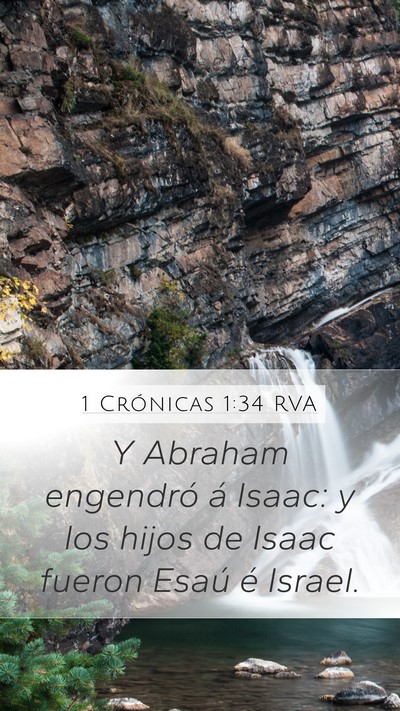 1 Crónicas 1:34 RVA Bible Verse Image