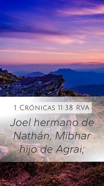 1 Crónicas 11:38 RVA Bible Verse Image