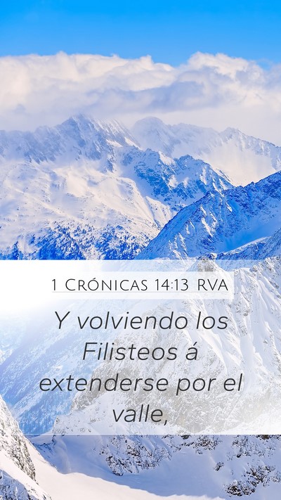 1 Crónicas 14:13 RVA Bible Verse Image