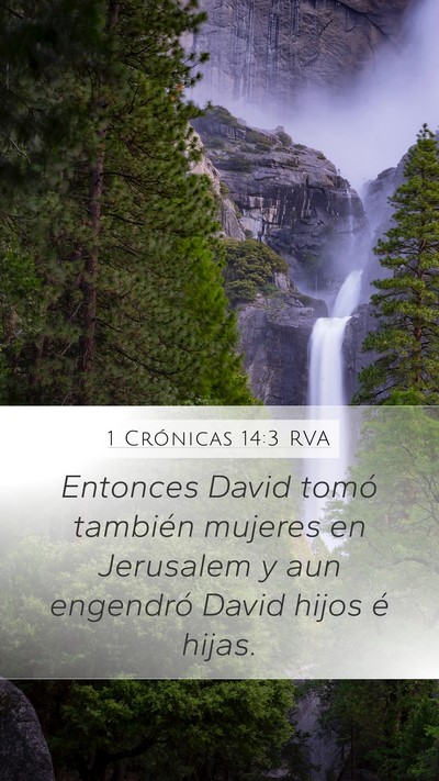 1 Crónicas 14:3 RVA Bible Verse Image