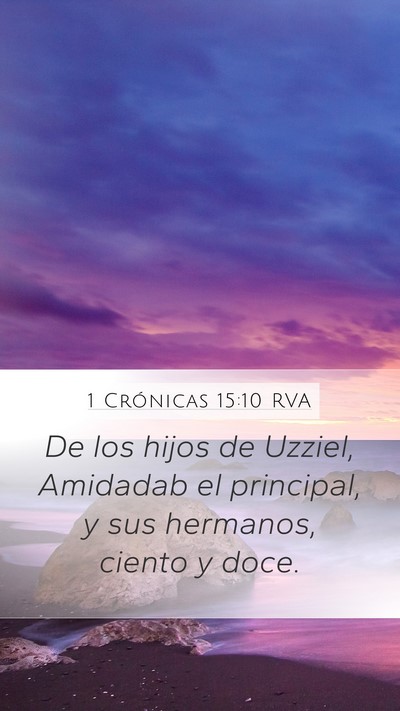 1 Crónicas 15:10 RVA Bible Verse Image