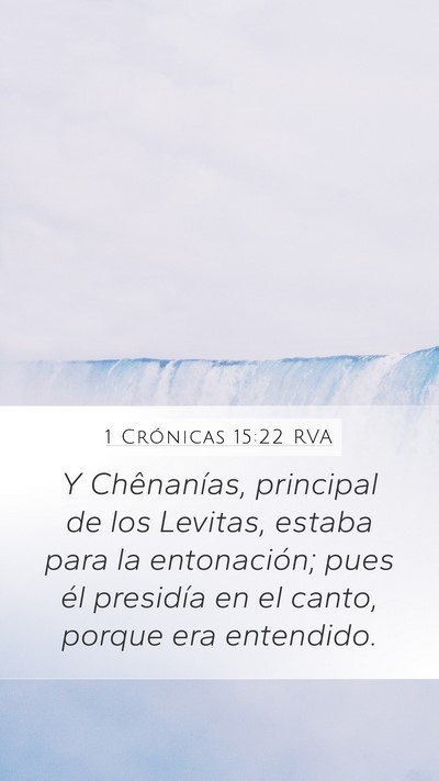 1 Crónicas 15:22 RVA Bible Verse Image
