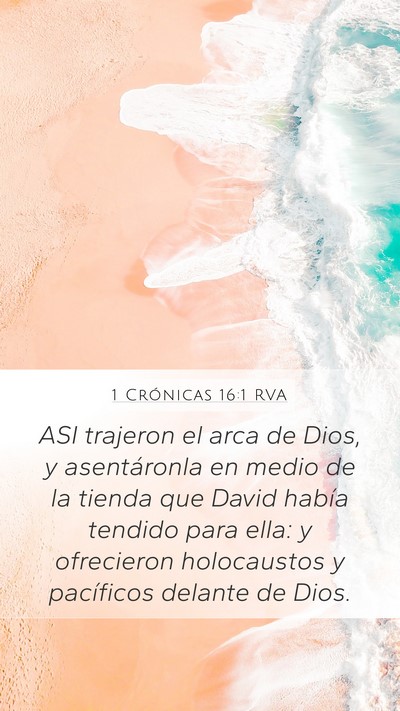 1 Crónicas 16:1 RVA Bible Verse Image