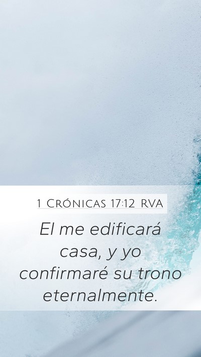 1 Crónicas 17:12 RVA Bible Verse Image