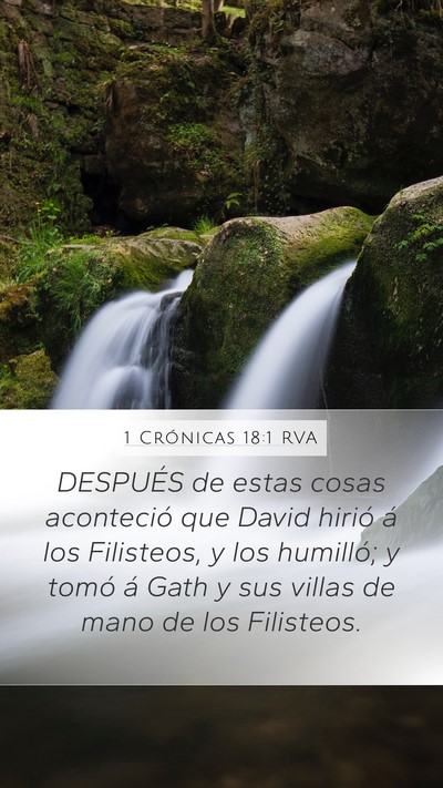 1 Crónicas 18:1 RVA Bible Verse Image