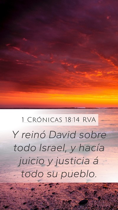 1 Crónicas 18:14 RVA Bible Verse Image