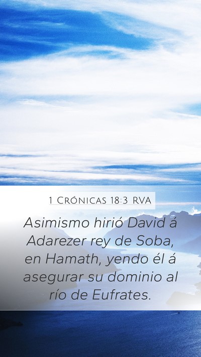 1 Crónicas 18:3 RVA Bible Verse Image