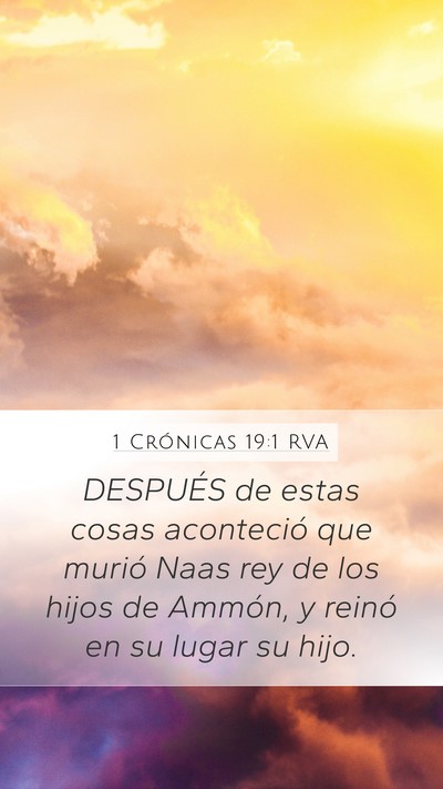 1 Crónicas 19:1 RVA Bible Verse Image
