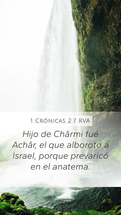 1 Crónicas 2:7 RVA Bible Verse Image