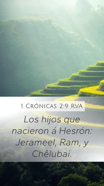 1 Crónicas 2:9 RVA Bible Verse Image