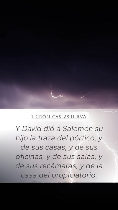 1 Crónicas 28:11 RVA Bible Verse Image