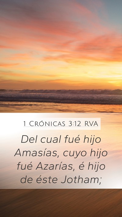 1 Crónicas 3:12 RVA Bible Verse Image