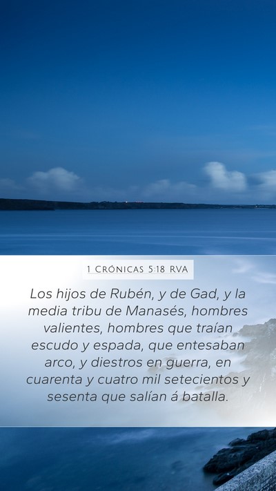 1 Crónicas 5:18 RVA Bible Verse Image