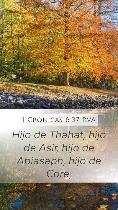 1 Crónicas 6:37 RVA Bible Verse Image