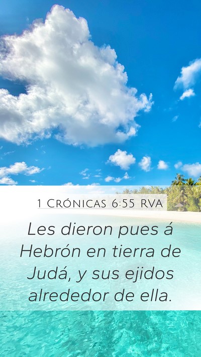 1 Crónicas 6:55 RVA Bible Verse Image