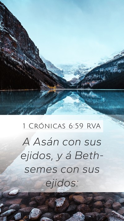 1 Crónicas 6:59 RVA Bible Verse Image