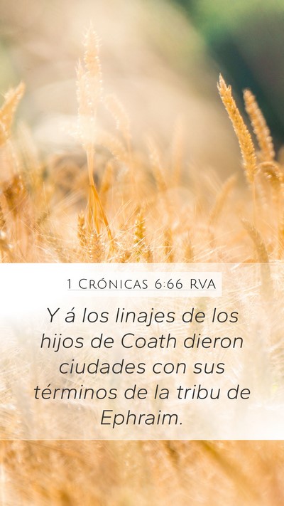 1 Crónicas 6:66 RVA Bible Verse Image