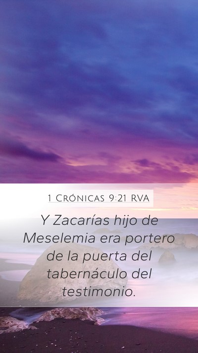1 Crónicas 9:21 RVA Bible Verse Image