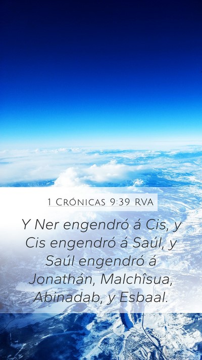 1 Crónicas 9:39 RVA Bible Verse Image