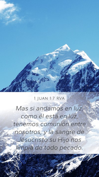 1 Juan 1:7 RVA Bible Verse Image
