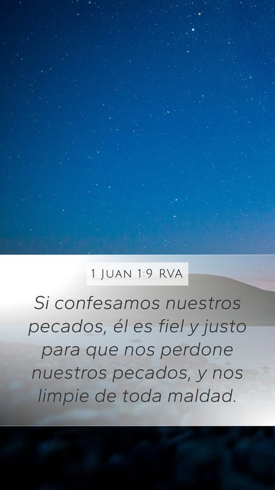 1 Juan 1:9 RVA Bible Verse Image