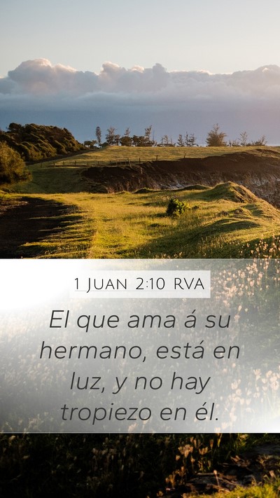 1 Juan 2:10 RVA Bible Verse Image