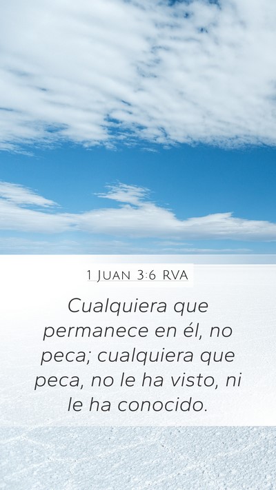 1 Juan 3:6 RVA Bible Verse Image