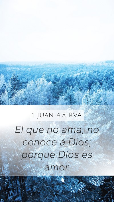 1 Juan 4:8 RVA Bible Verse Image