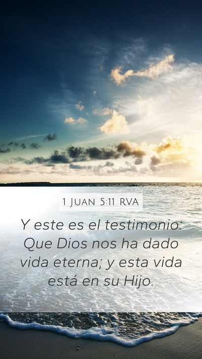 1 Juan 5:11 RVA Bible Verse Image