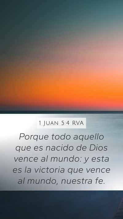1 Juan 5:4 RVA Bible Verse Image
