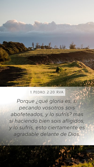 1 Pedro 2:20 RVA Bible Verse Image