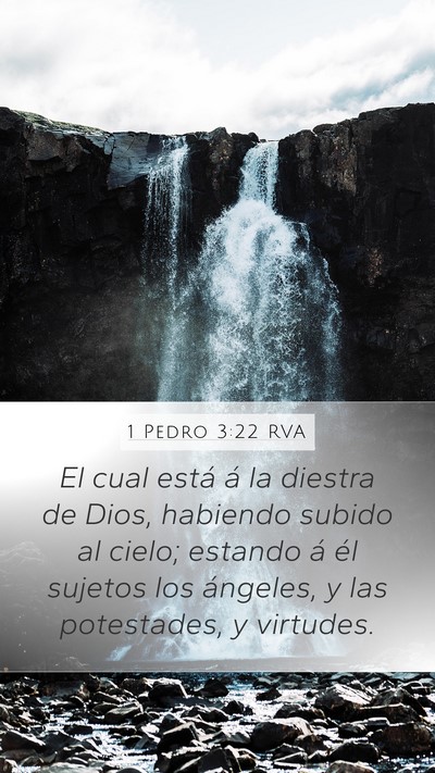 1 Pedro 3:22 RVA Bible Verse Image