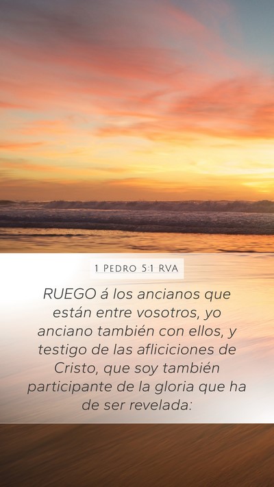 1 Pedro 5:1 RVA Bible Verse Image