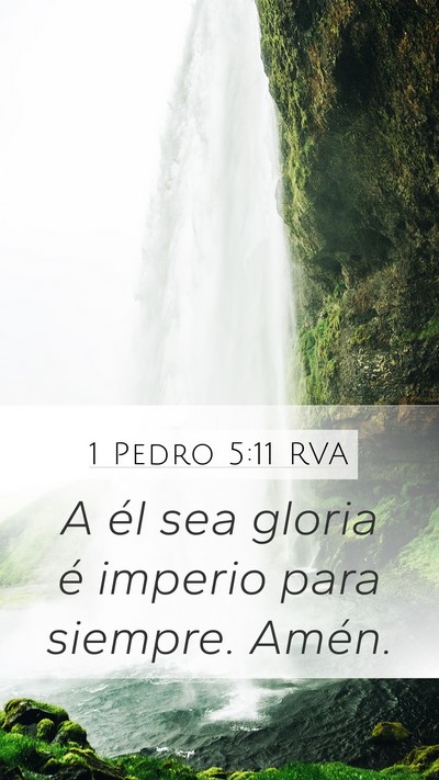 1 Pedro 5:11 RVA Bible Verse Image