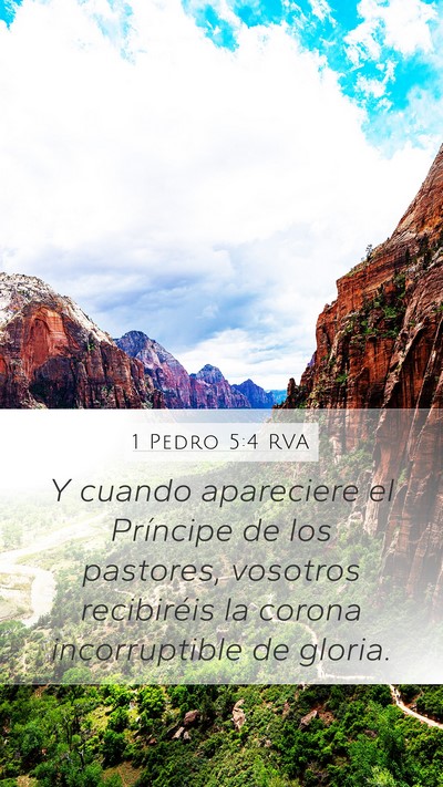 1 Pedro 5:4 RVA Bible Verse Image